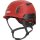 Industriekletterhelm Spector blaze red ABS-Außenschale,EPS-Innenschale