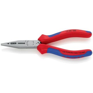 Verdrahtungszange L.160mm 0,5-0,75/1,5/2,5 mm pol.Mehrkomp.-Hllen KNIPEX