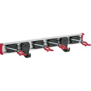 Geräteh.L.Führungssch.500mm Hak.2 Halter4 Alu.
