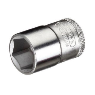 Steckschlüsseleinsatz DIN3124 ISO2725-1 3/8Zoll 6kt 24mm 6KT verchromt/ metrisch