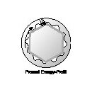 Doppelringschlüssel 14x15mm 239mm tief gekr.PROMAT