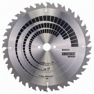 Kreissgeblatt AD 350mm Z.24 WZ Bohr.30mm Schnitt-B.3,2mm HM BOSCH