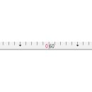 Rahmenbandmaß L.30m Band-B.13mm Acm EG II Alu.weiß Stahlmaßband PROMAT