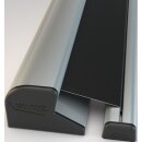 Fingersch.Rollo NR-30 L.1925mm BG silberf.Rollo schwarz...