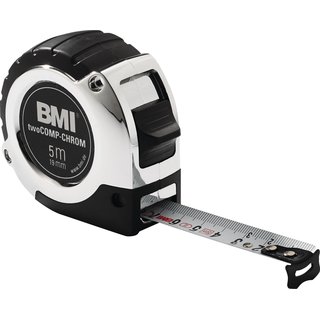 Taschenrollbandma chrom L.2m B.16mm mm/cm EG II Ku.Automatic BMI