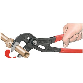 Wasserpumpenzange Cobra L.300mm Spann-W.60mm pol.Ku.-berzug Quick Set KNIPEX