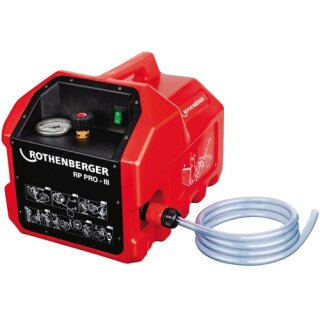 Prüfpumpe RP PRO III b. 40 bar selbstansaugend 6 l/min R 1/2 Zoll Rothenberger