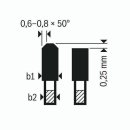Kreissägeblatt AD 160mm Z.52 HLTCG Schnitt-B.2,2mm BOSCH