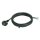 Anschlussleitung H05VV-F 3x1,5 mm² 3m m.Winkelstecker schwarz f.Innen