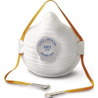 Atemschutzmaske AIR 320501 FFP3 NR D m.Ausatemventil faltbar M/L 10St./KT MOLDEX