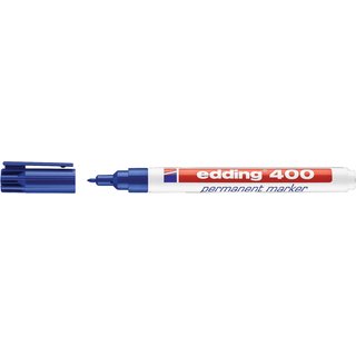 Permanentmarker 400 blau Strich-B.1mm Rundspitze EDDING