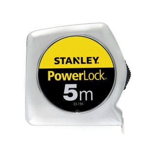 Taschenrollbandmaß PowerLock® L.5m B.19mm mm/cm EG II Ku.Automatic SB STANLEY