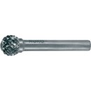 Frässtift KUD D.8mm Kopf-L.7,2mm Schaft-D.6mm HM...