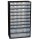 Kleinteilemagazin B306xT150xH510mm Stahlbl.44 Schubl.Poypropylen