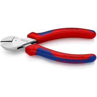 Kompaktseitenschneider X-Cut L.160mm Kopf verchr.Mehrkomp.-Hllen KNIPEX