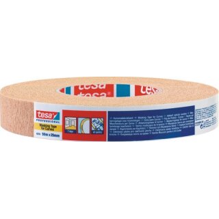 Kreppband tesakrepp® 4319 sta.gekreppt hellbraun L.50m B.25mm Rl.TESA