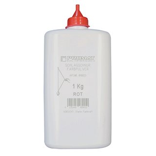 Schlagschnurkreide 1000g rot Ku.-Flasche PROMAT