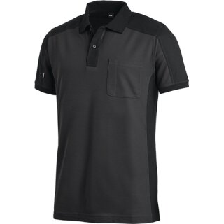 FHB Polo-Shirt Konrad Gr.XL anthrazit-schwarz 65%BW/35%PES 300 g/qm