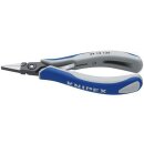 Elekronikflachzange L.135mm pol. gerade-breit KNIPEX...