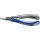 Elekronikflachzange L.135mm pol. gerade-breit KNIPEX m.2Komp.-Hüllen
