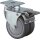 Doppel-Lenkrolle m.Festst.50mm 60kg m.Festst.Gum.grau 60x60mm BS ROLLEN