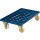 Kistenroller Trgf.250kg Polymer-Bereifung L605xB405mm ABS-Ku.blau