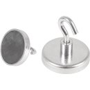 Kraftmagnet D.36mm verzinkt,m.Hak.5St./Karton
