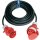 CEE-Verlängerung m.Phasenwender 16 A 400 V 25m H07RN-F 5x2,5 mm² schwarz IP44