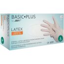 Einw.-Handsch.Basic Plus Gr.L hellbeige Latex EN 455 PSA...