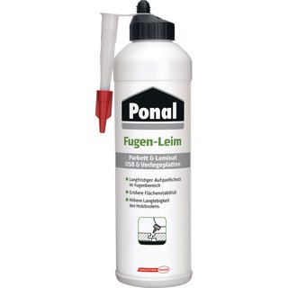 Parkett u.Laminat Fugenleim 1kg EN 204: D4 Flasche PONAL