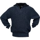 Pullover Gr.XXL schwarz/blau-meliert