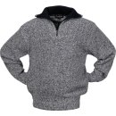 Pullover Gr.XXL schwarz/weiß-meliert
