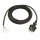 Anschlussleitung H07RN-F 2x1,5 mm² 5m m.Konturenstecker schwarz