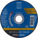Trennscheibe PSF STEELOX D125x2,4mm ger.INOX Bohr.22,23mm...