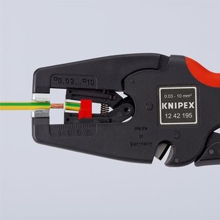 Automatikabisolierzange MultiStrip 10 L.195mm 0,03-10 (AWG 32-7) mm KNIPEX