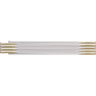 Gliedermaßstab 9042 L.2m B.16mm mm/cm EG III Buche weiß BMI