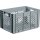 Transportbehälter L600xB400xH420mm grau PP Durchfassgr.Seitenwände durchbrochen