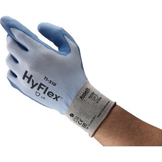 Schnittschutzhandschuhe HyFlex 11-518 Gr.9 blau EN 388 PSA II 12 PA