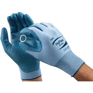 Schnittschutzhandschuhe HyFlex 11-518 Gr.9 blau EN 388 PSA II 12 PA