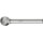Frässtift KUD D.12mm Kopf-L.10mm Schaft-D.6mm HM Verz.3 PLUS PFERD