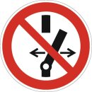 Verbotszeichen ASR A1.3/DIN EN ISO 7010 Schalten verboten...
