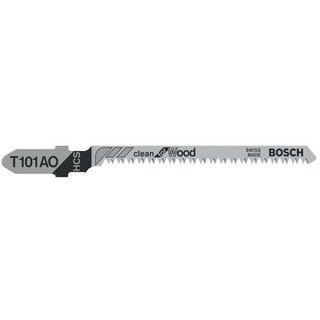 Stichsgeblatt T 101 AO Gesamt-L.83mm Zahnt.1,4mm HCS 5 St./Karte BOSCH