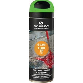 Baustellenmarkierspray FLUO TP leuchtgrn 500 ml Spraydose SOPPEC