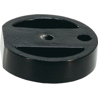 Unterlage 2559 LM schwarz D.60mm H.15mm f.Art.3000 258 205 KWS