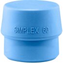Schonhammerkopf SIMPLEX Kopf-Ø 60mm TPE-soft blau...