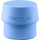 Schonhammerkopf SIMPLEX Kopf-Ø 50mm TPE-soft blau...
