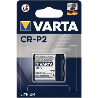 Batterie ULTRA Lithium 6 V CRP2 1450 mAh CR-P2 6204 1 St./Bl.VARTA