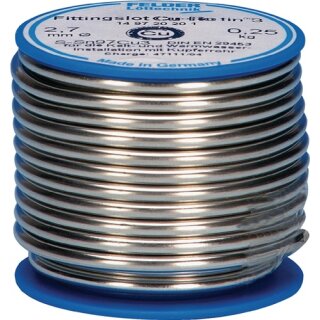 Fittingslot Cu-Rotin3 2,7mm 250g S-Sn97Cu3 FELDER
