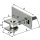 Verstellbares Torband 146x23x55x130x28x50mm VA Btl.GAH