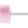 Schleifstift STEEL EDGE D40xH20mm 6mm Edelkorund AR 24 ZY PFERD
